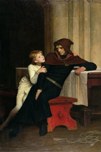 Giclee Print: Prince Arthur and Prince Hubert, 1882 by William Frederick Yeames: 18x12in