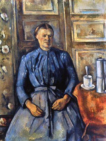 Giclee Print: Cezanne: Woman, 1890-95 by Paul Cézanne: 12x9in