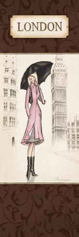 Art Print: London special by Andrea Laliberte: 24x8in