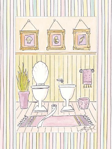 Art Print: Powder Room IV by Steve Leal: 12x9in