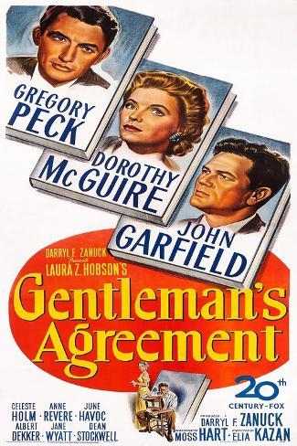 Art Print: Gentleman's Agreement: 18x12in