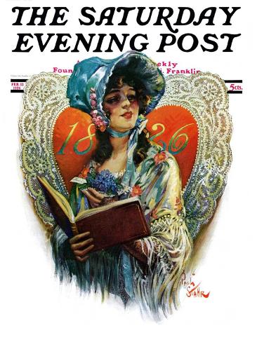 Giclee Print: 1826 Valentine, Saturday Evening Post Cover, February 13, 1926 by Paul Stahr: 12x9in