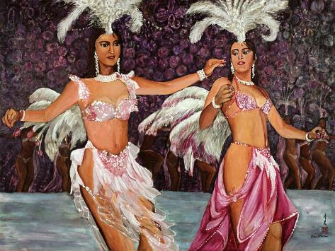 Giclee Print: Belly Dancers, 1987 by Komi Chen: 12x9in