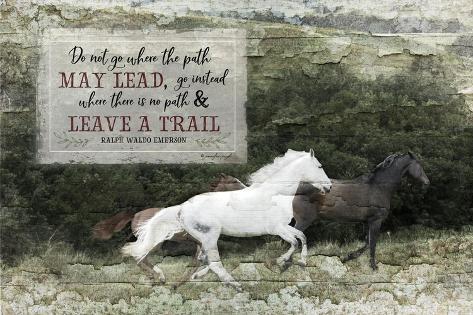 Art Print: Leave a Trail by Jennifer Pugh: 18x12in