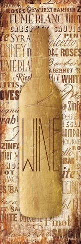 Art Print: Gold Wine by Jace Grey: 24x8in