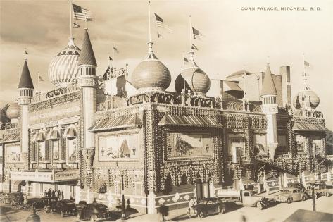 Art Print: Corn Palace, Mitchell, South Dakota: 18x12in