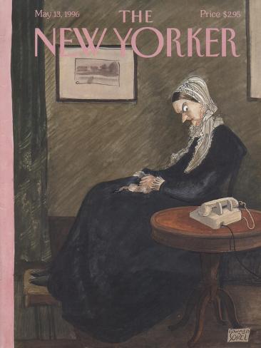 Art Print: The New Yorker Cover - May 13, 1996 by Edward Sorel: 12x9in