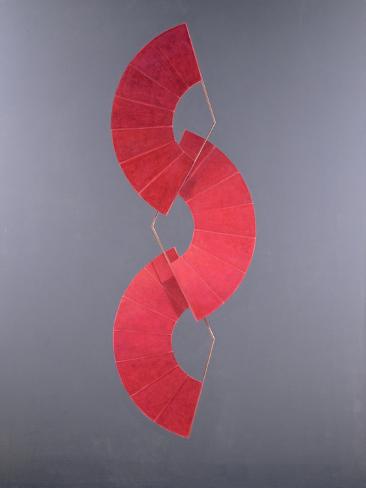 Giclee Print: Red Fans, 2005 by Lincoln Seligman: 12x9in