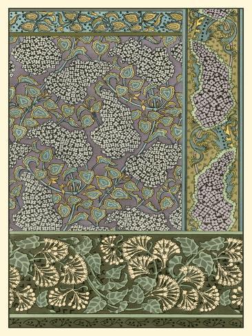 Art Print: Garden Tapestry III by Grasset: 12x9in