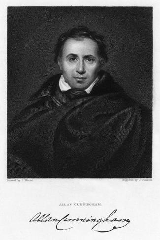 Art Print: Allan Cunningham by J Moore: 18x12in