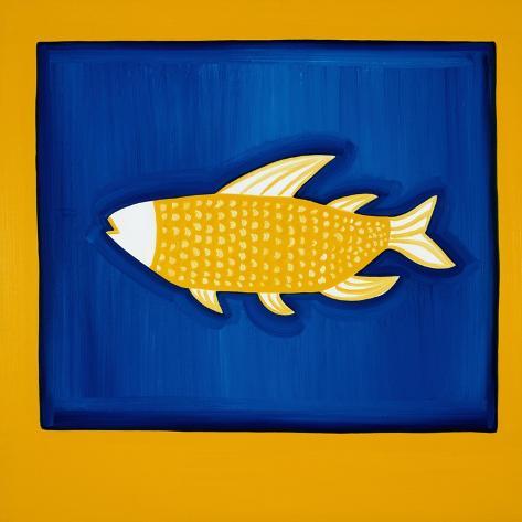 Giclee Print: The Fish by Cristina Rodriguez: 16x16in