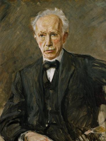 Giclee Print: Composer Richard Strauss (1864-1949) by Max Liebermann: 12x9in