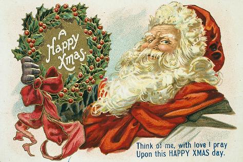 Giclee Print: Happy Christmas: 18x12in