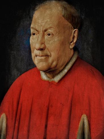 Giclee Print: Cardinal Niccolo Albergati (1375-1443), Papal Envoy in the Spanish Netherlands by Jan van Eyck: 12x9in