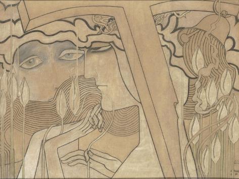 Giclee Print: Le Désir et l'Assouvissement ou l'Apaisement by Jan Toorop: 12x9in