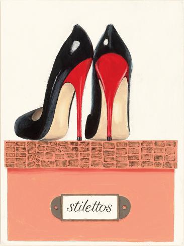 Art Print: Tres Chic IV Coral by Marco Fabiano: 12x9in