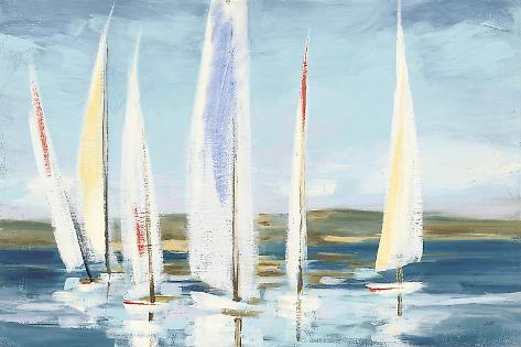 Art Print: Horizon Blue by Julia Purinton: 18x12in