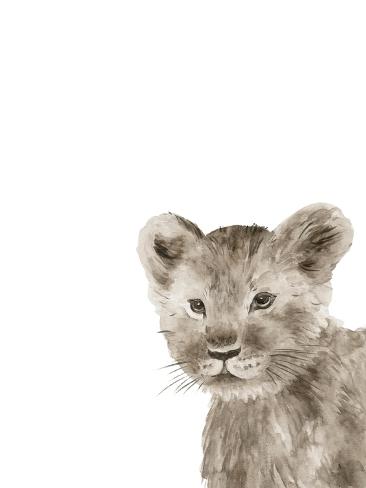 Art Print: Safari Animal Portraits I by Melissa Wang: 12x9in