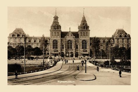 Art Print: Rijksmuseum, Amsterdam: 18x12in