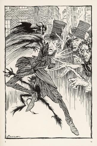 Art Print: The Imp of Perverse by Arthur Rackham: 18x12in