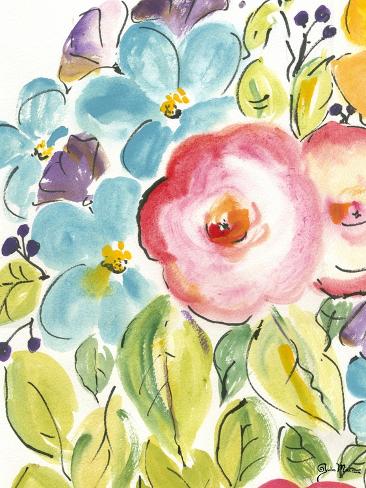 Art Print: Flower Delight II by Julia Minasian: 12x9in