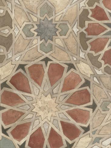 Art Print: Non-Embellished Marrakesh Design I by Megan Meagher: 12x9in