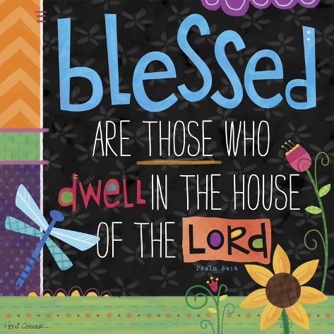 Giclee Print: House Blessings 1 by Holli Conger: 16x16in