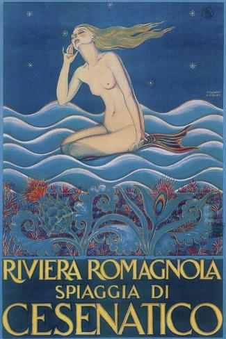 Giclee Print: Riviera Romagnola by Vintage Apple Collection: 18x12in