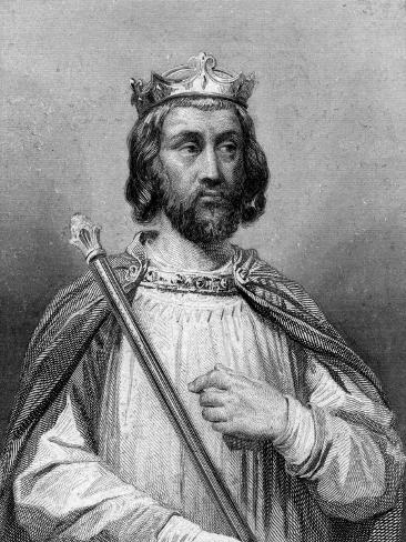 Giclee Print: King Clotaire III of the Franks by Blanchard: 12x9in