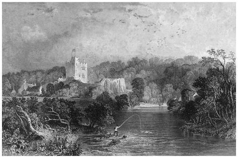 Giclee Print: Bothal Castle, Northumberland, 19th Century by J Sands: 18x12in