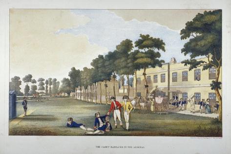 Giclee Print: Cadets of the Royal Military Academy, Woolwich, Kent, 1851: 18x12in