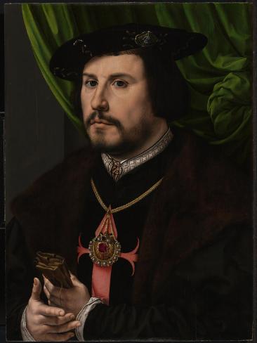 Giclee Print: Portrait of Francisco De Los Cobos Y Molina, Ca 1530 by Jan Gossaert: 12x9in