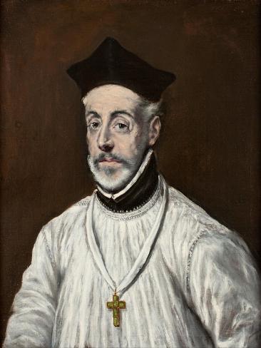 Giclee Print: Portrait of Diego De Covarrubias Y Leiva by El Greco: 12x9in