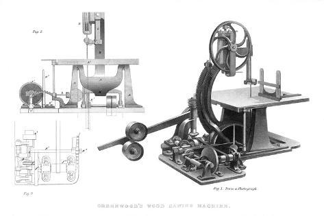 Giclee Print: Greenwood's Wood Sawing Machine, 1886: 18x12in