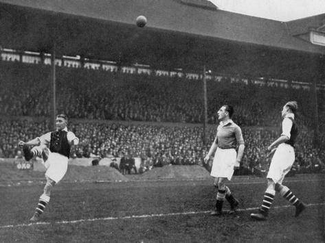 Giclee Print: Acrobatics in a Arsenal V Chelsea Match at Stamford Bridge, London, C1933-C1938 by Sport & General: 12x9in