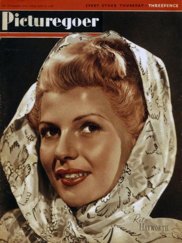 Giclee Print: Rita Hayworth (1918-198), American Actress, 1948: 12x9in