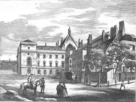 Giclee Print: Old Palace Yard, 1796: 12x9in