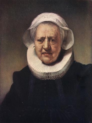 Giclee Print: Portrait of Aechje Claesdr, 1634, (1904) by Rembrandt Harmensz van Rijn: 12x9in