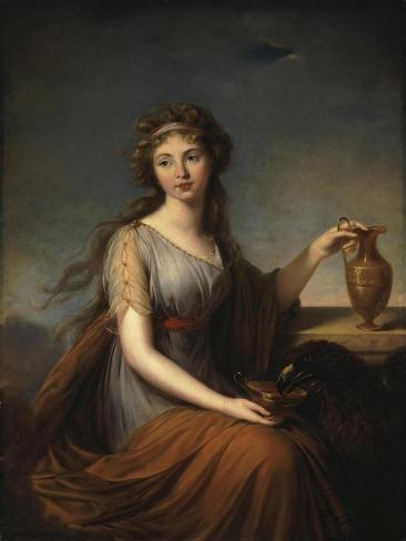 Premium Giclee Print: Portrait of Anna Pitt as Hebe, 1792: 24x18in