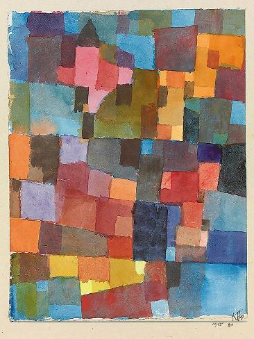 Premium Giclee Print: Room Architectures (On Cold-Warm), 1915: 24x18in