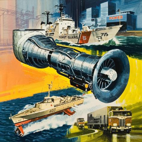 Giclee Print: Jet Engines That Do Not Fly by Wilf Hardy: 16x16in