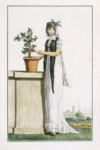 Giclee Print: Summer Dress by French School: 18x12in