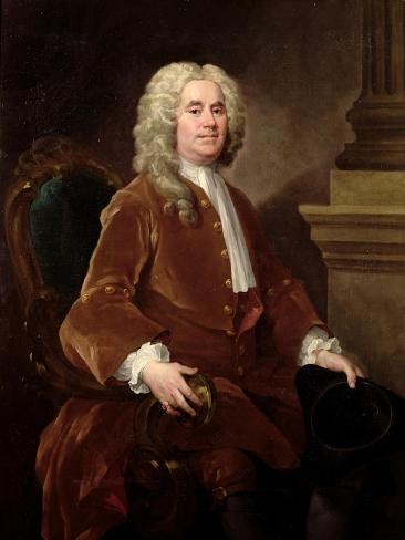 Giclee Print: Portrait of William Jones, 1740 by William Hogarth: 12x9in