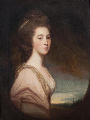 Premium Giclee Print: Lady Mary Drummond, 1781 by George Romney: 24x18in