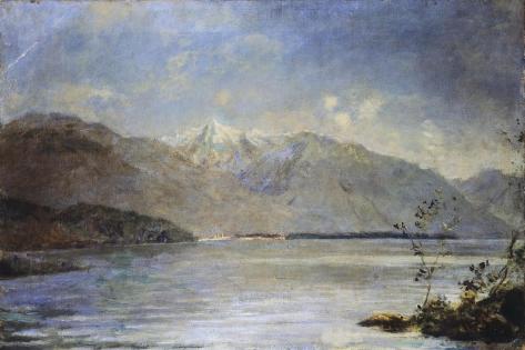 Giclee Print: Ascona Overlooking the Islands of Saint-Leger, 1886-1887 by Dante Alighieri: 18x12in