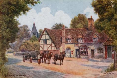 Giclee Print: Buckland Near Reigate by Alfred Robert Quinton: 18x12in