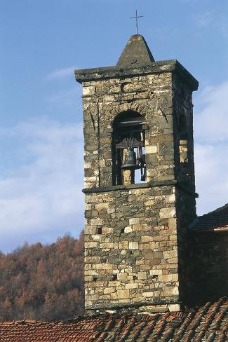 Giclee Print: Bell Tower, Terenzano, Lunigiana, Tuscany, Italy: 18x12in