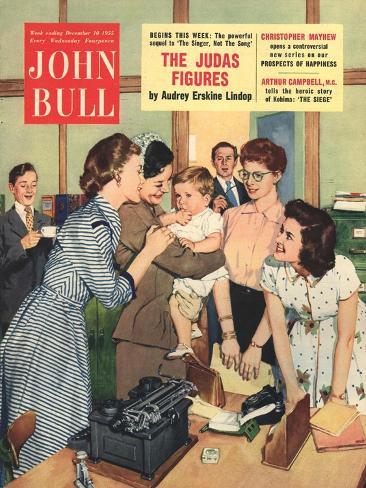 Giclee Print: Front Cover of 'John Bull', December 1955: 12x9in