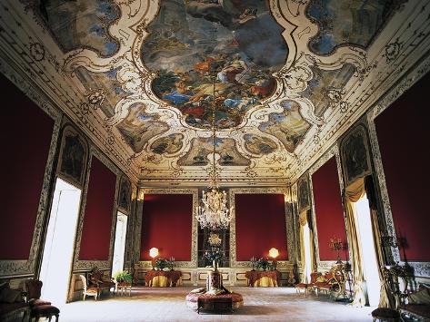 Giclee Print: Interior of Palazzo Ajutamicristo, Palermo, Sicily, Italy: 12x9in