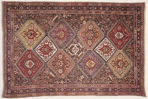 Giclee Print: Rugs and Carpets: Iran - Fars Province - Woollen Qashqai Carpet: 18x12in